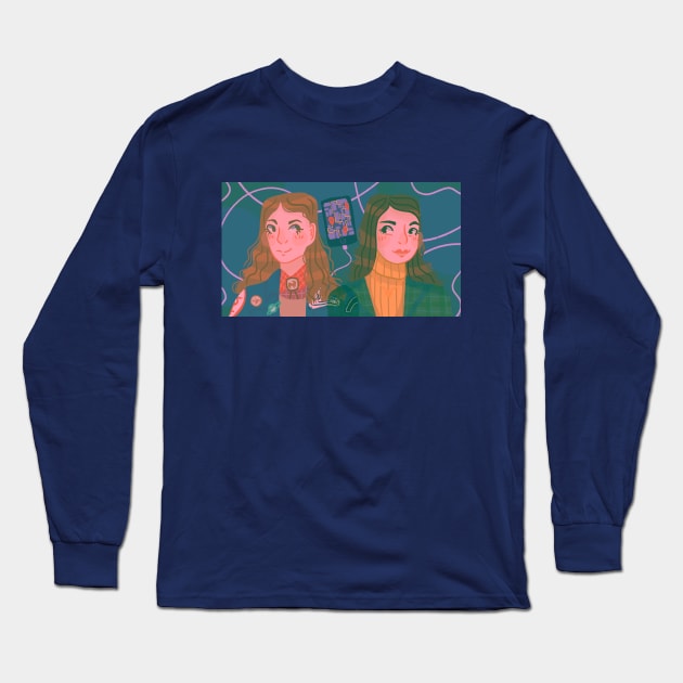 Booksmart Amy and Molly Long Sleeve T-Shirt by misnamedplants